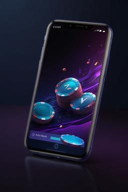 Smartphone avec l’app casino