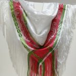 Sebniya - Foulard Berbère Traditionnel Blanc